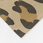 Jaguar-Tiermuster Fleecedecke (Ecke)