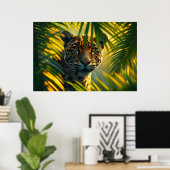 Jaguar Tropical Amazon Wild Jungle Big Cat Poster (Heimbüro)