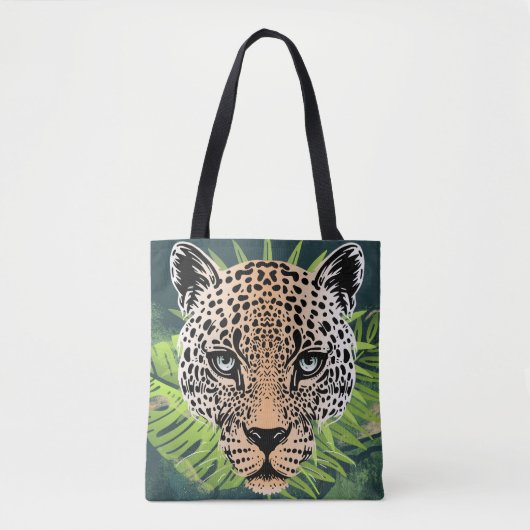 Jaguar Tropical Amazon Wildtier Tasche (Vorderseite)