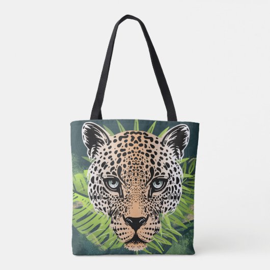 Jaguar Tropical Amazon Wildtier Tasche (Rückseite)