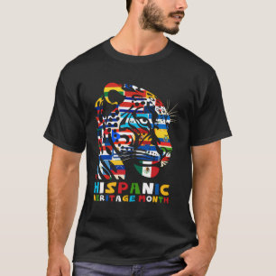 Jaguar und Fahnen Hispanic Heritage Frauen Kinder T-Shirt