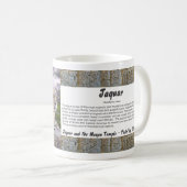 Jaguar und Mayan Temple Kaffeetasse (VorderseiteRechts)