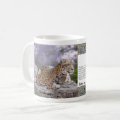 Jaguar und Mayan Temple Kaffeetasse (Vorderseite Links)