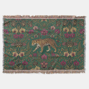 Jaguar- und Orchideen-Wurfdecke Decke