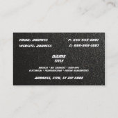 Jaguar-Visitenkarten Visitenkarte (Rückseite)