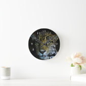 Jaguar-Wanduhr Runde Wanduhr (Zuhause)