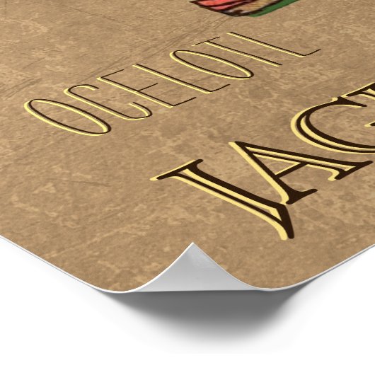 Jaguar Warrior Poster (Ecke)