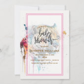 Jaguar Watercolor Einladung (Vorderseite)