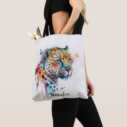Jaguar Watercolor Tasche (Von Nahem)