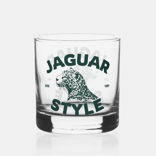 Jaguar Whiskyglas (Vorderseite)