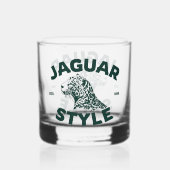 Jaguar Whiskyglas (Rückseite)
