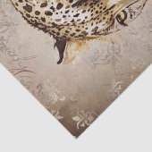 Jaguar Wild Cat Watercolor Seidenpapier (Detail)