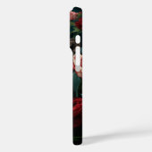 Jaguar with Crown in Flowers Painting              Case-Mate iPhone Hülle (Rückseite / Links)