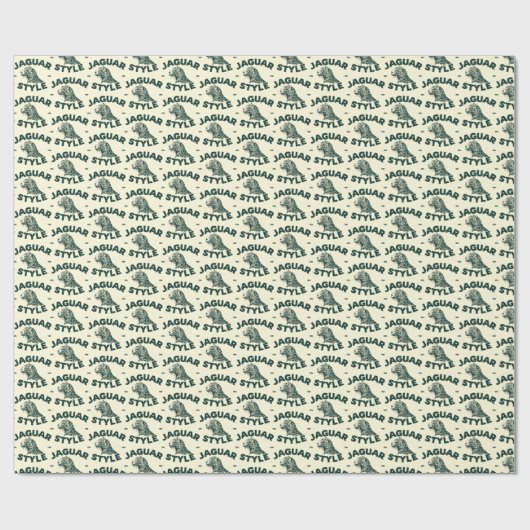 Jaguar Wrapping Paper Geschenkpapier (Flach)