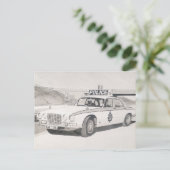 Jaguar XJ6 Postkarte (Stehend Vorderseite)