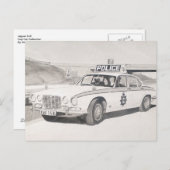 Jaguar XJ6 Postkarte (Vorne/Hinten)