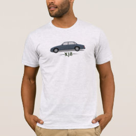 Jaguar XJ8 Luxury Car Geschenk Blau T-Shirt