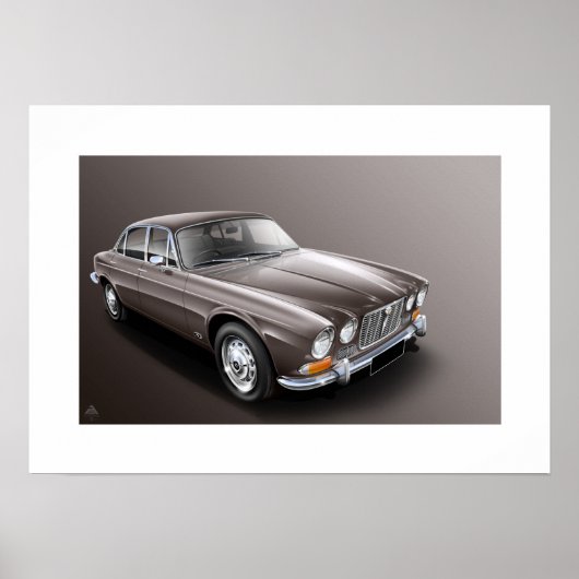 Jaguar XJ-6 Poster (Vorne)