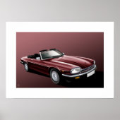 Jaguar XJ-S Convertible Poster (Vorne)