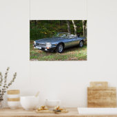 Jaguar XJS V12 Cabriolet Poster (Küche)
