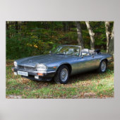 Jaguar XJS V12 Cabriolet Poster (Vorne)