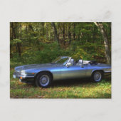 Jaguar XJS V12 Cabriolet Postkarte (Vorderseite)