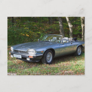 Jaguar XJS V12 Cabriolet Postkarte