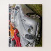 Jaguar XK120 Cabrio-Sportwagen Puzzle (Vertikal)