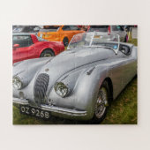 Jaguar XK120 Cabrio-Sportwagen Puzzle (Horizontal)