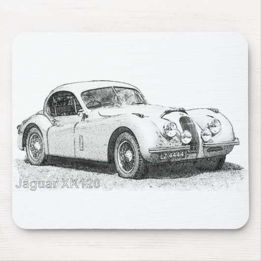 Jaguar XK120 Mousepad (Vorne)