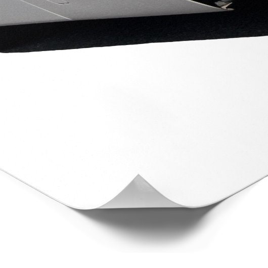 Jaguar XK120 Poster (Ecke)