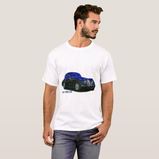 Jaguar XK120 T-Shirt (Vorne ganz)