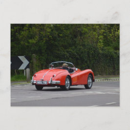 Jaguar XK140 Postkarte
