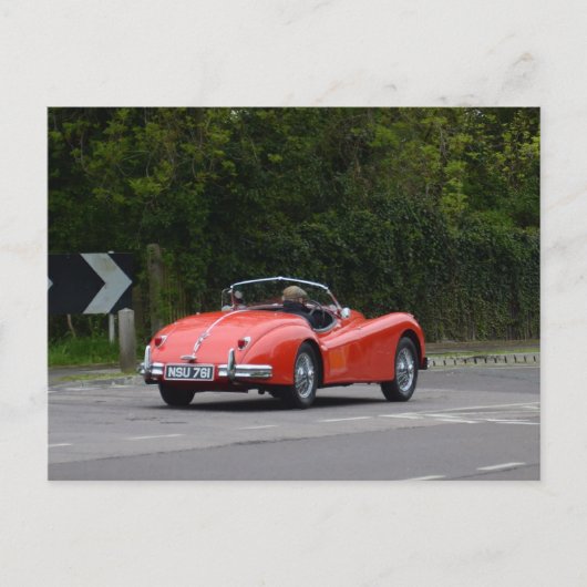 Jaguar XK140 Postkarte (Vorderseite)