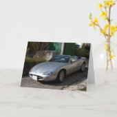 Jaguar XK8 Cabriolet Karte (Gelbe Blume)