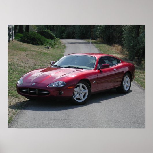 Jaguar XK8 Coupe Poster (Vorne)