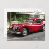 Jaguar XK 120 FHC Postkarte (Vorne/Hinten)