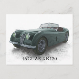 JAGUAR XK 120 POSTKARTE