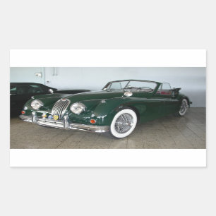 Jaguar XK 120 Rechteckiger Aufkleber