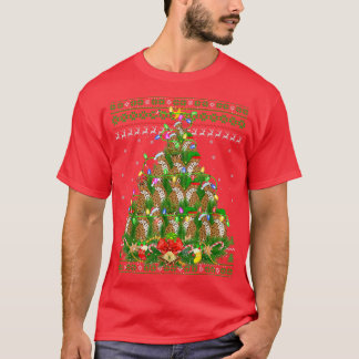 Jaguar Xmas Leuchtturm Santa Jaguar Ugly Christ T-Shirt