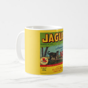 Jaguar Yams Label Kaffee Tasse