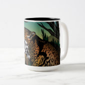 Jaguar Zweifarbige Tasse (VorderseiteRechts)
