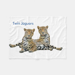 Jaguarbild für Fleece Blanket