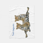 Jaguarbild für Fleece Blanket (Vorderseite)
