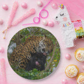 Jaguare in Liebe Pappteller (Party)