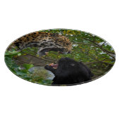 Jaguare in Liebe Schneidebrett (Ecke)