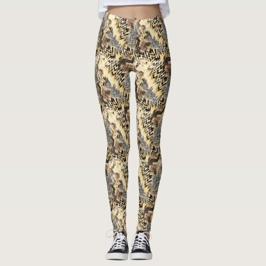 Jaguarhaut, Schlangen Leggings (Vorderseite)