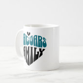 Jaguars Family Fan-Geschenk Kaffeetasse (Vorderseite Links)