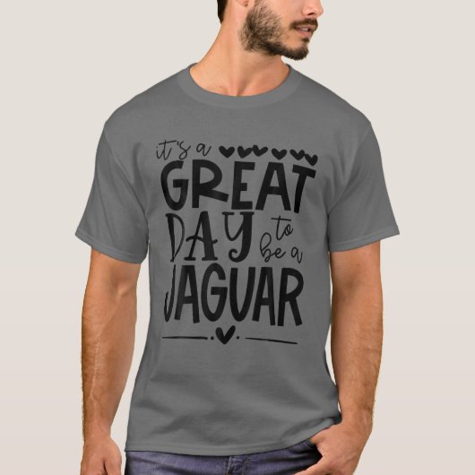 Jaguars Teacher School Sport Fan Team Spirit Grea T-Shirt (Vorderseite)