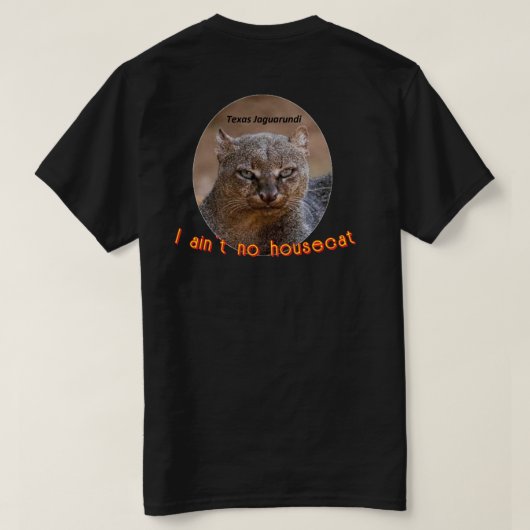 Jaguarundi T-Shirt (Design Rückseite)